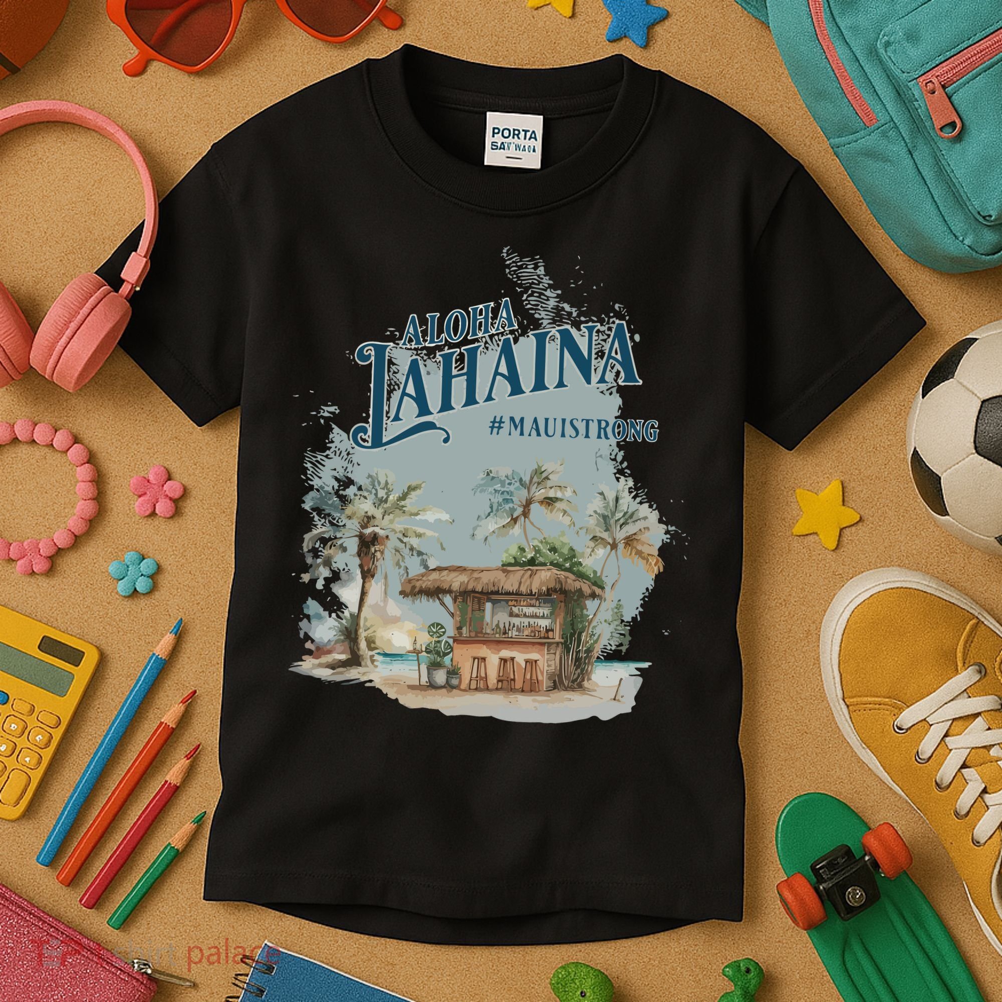 Maui Strong Lahaina Support Lahaina Hawaii Kids T-Shirt