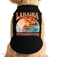 Maui Strong Lahaina Banyan Tree Maui Hawaii Shoreline Doggie Tank thumb 0