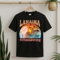 Maui Strong Lahaina Banyan Tree Maui Hawaii Shoreline T-Shirt thumb 2