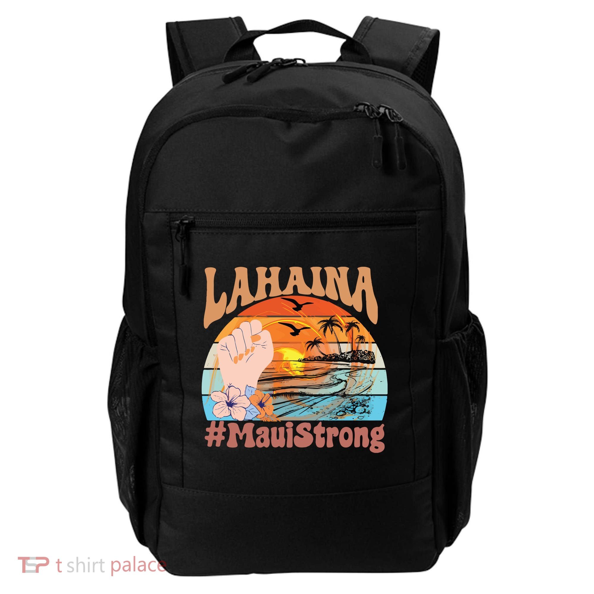 Maui Strong Lahaina Banyan Tree Maui Hawaii Shoreline Backpack