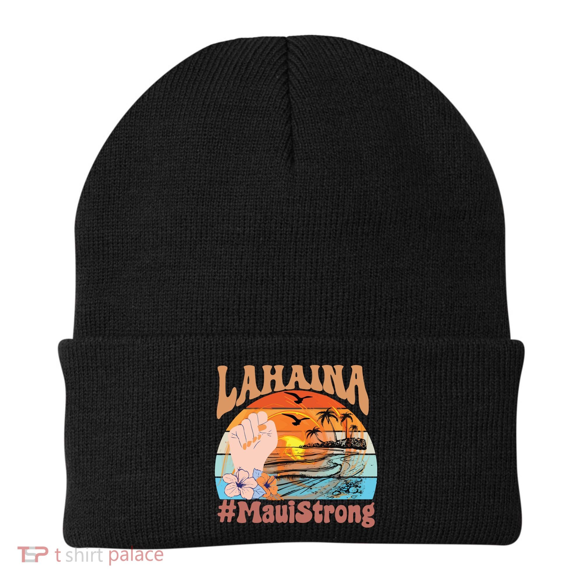 Maui Strong Lahaina Banyan Tree Maui Hawaii Shoreline Beanie
