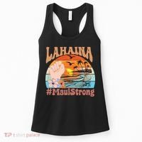 Maui Strong Lahaina Banyan Tree Maui Hawaii Shoreline Women's Tank Top thumb 0