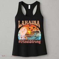 Maui Strong Lahaina Banyan Tree Maui Hawaii Shoreline Women's Tank Top thumb 3