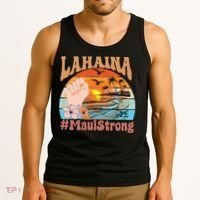 Maui Strong Lahaina Banyan Tree Maui Hawaii Shoreline Tank Top thumb 3