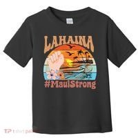 Maui Strong Lahaina Banyan Tree Maui Hawaii Shoreline Toddler T-Shirt thumb 0