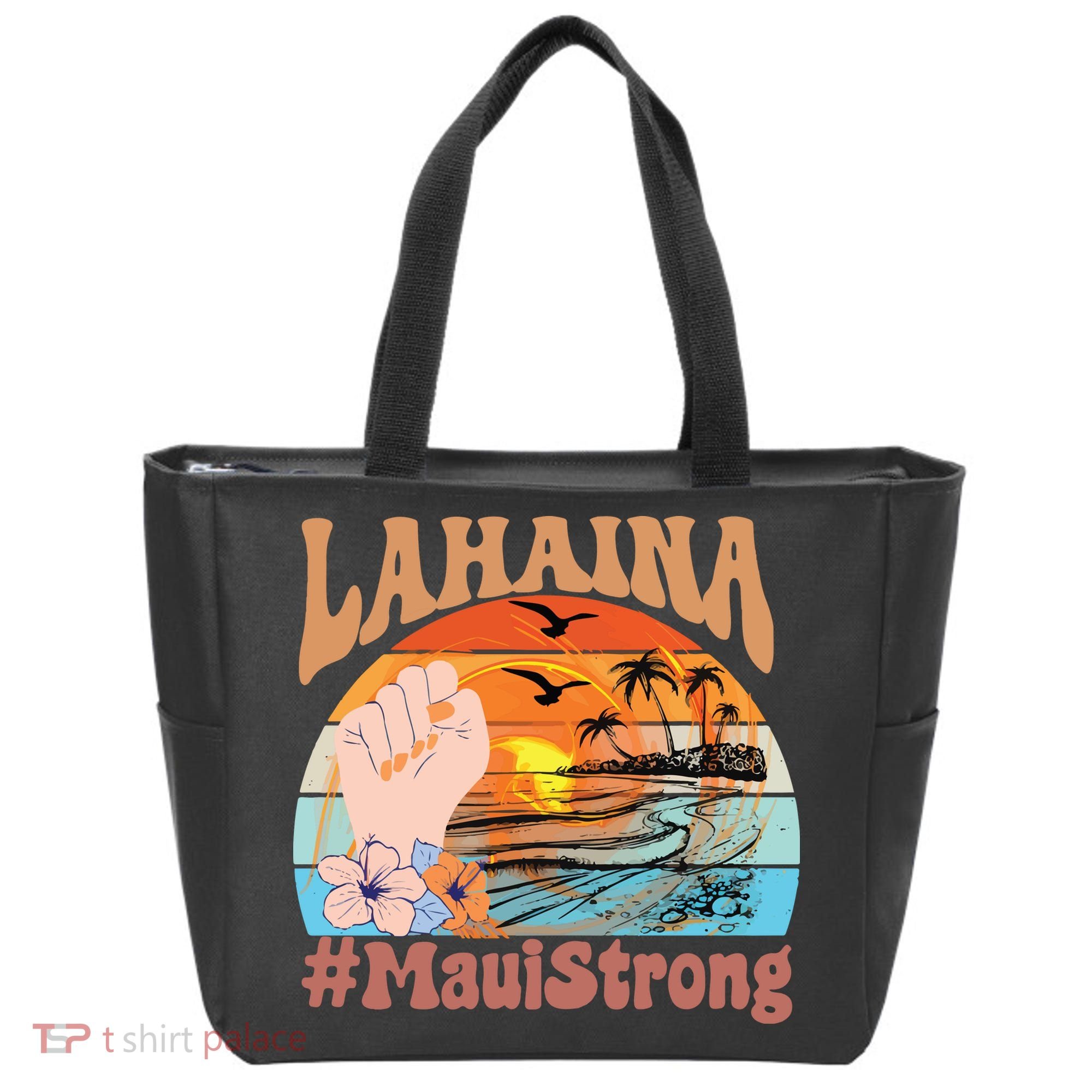 Maui Strong Lahaina Banyan Tree Maui Hawaii Shoreline Tote Bag