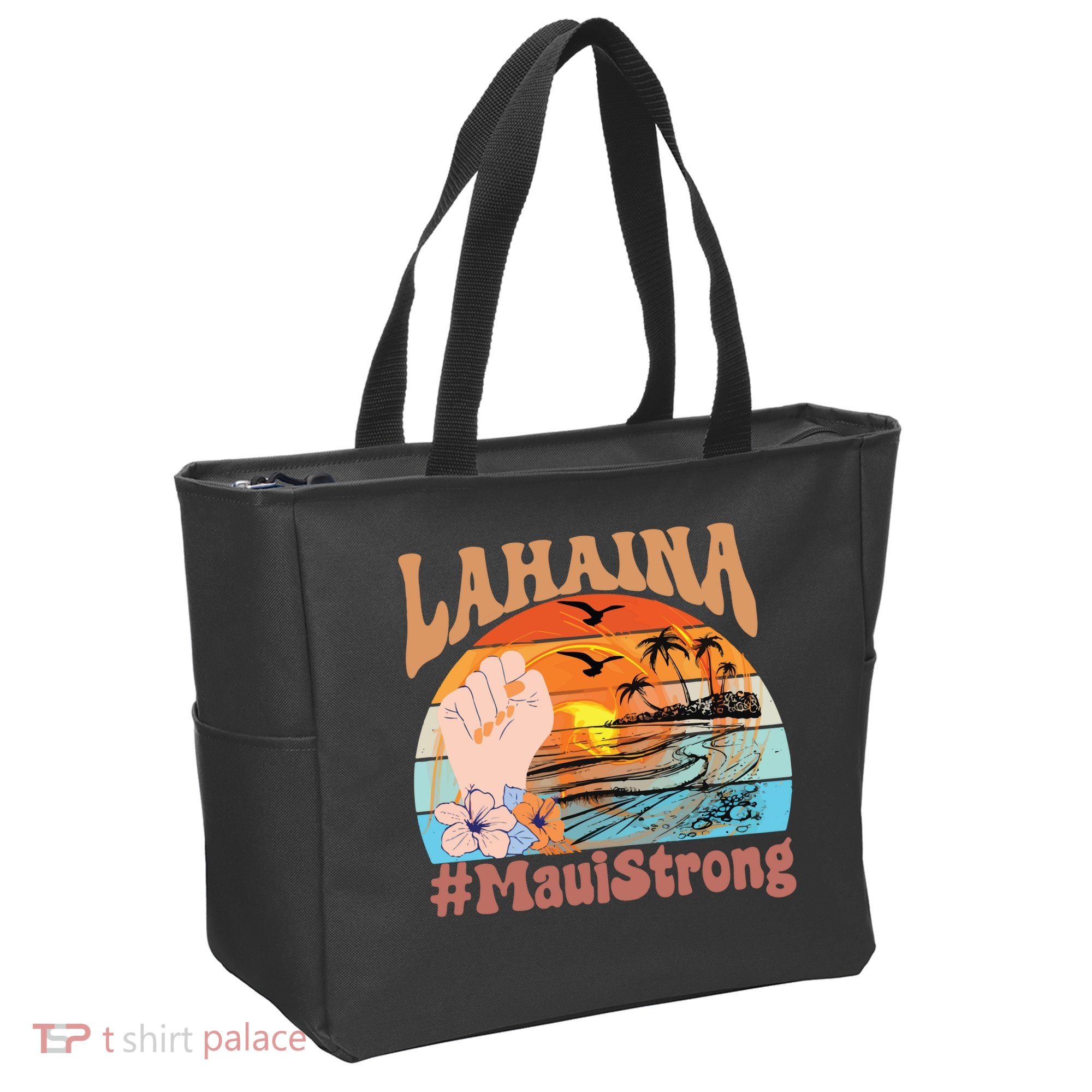 Maui Strong Lahaina Banyan Tree Maui Hawaii Shoreline Tote Bag