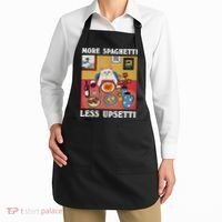 More Spaghetti Less Upsetti Funny Cute Cat Saying Quote Gift Apron thumb 2