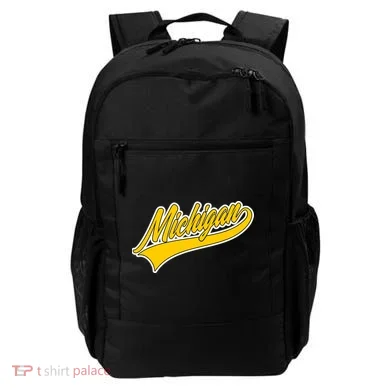 Michigan Script Logo Backpack