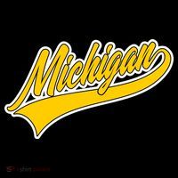 Michigan Script Logo Backpack thumb 2