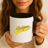 Michigan Script Logo Coffee Mug thumb 3