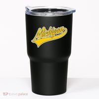 Michigan Script Logo Tumbler thumb 0
