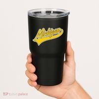 Michigan Script Logo Tumbler thumb 2