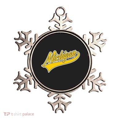 Michigan Script Logo Ornament