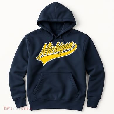 Michigan Script Logo Hoodie