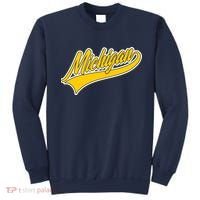 Michigan Script Logo Sweatshirt thumb 0