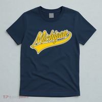 Michigan Script Logo T-Shirt thumb 5