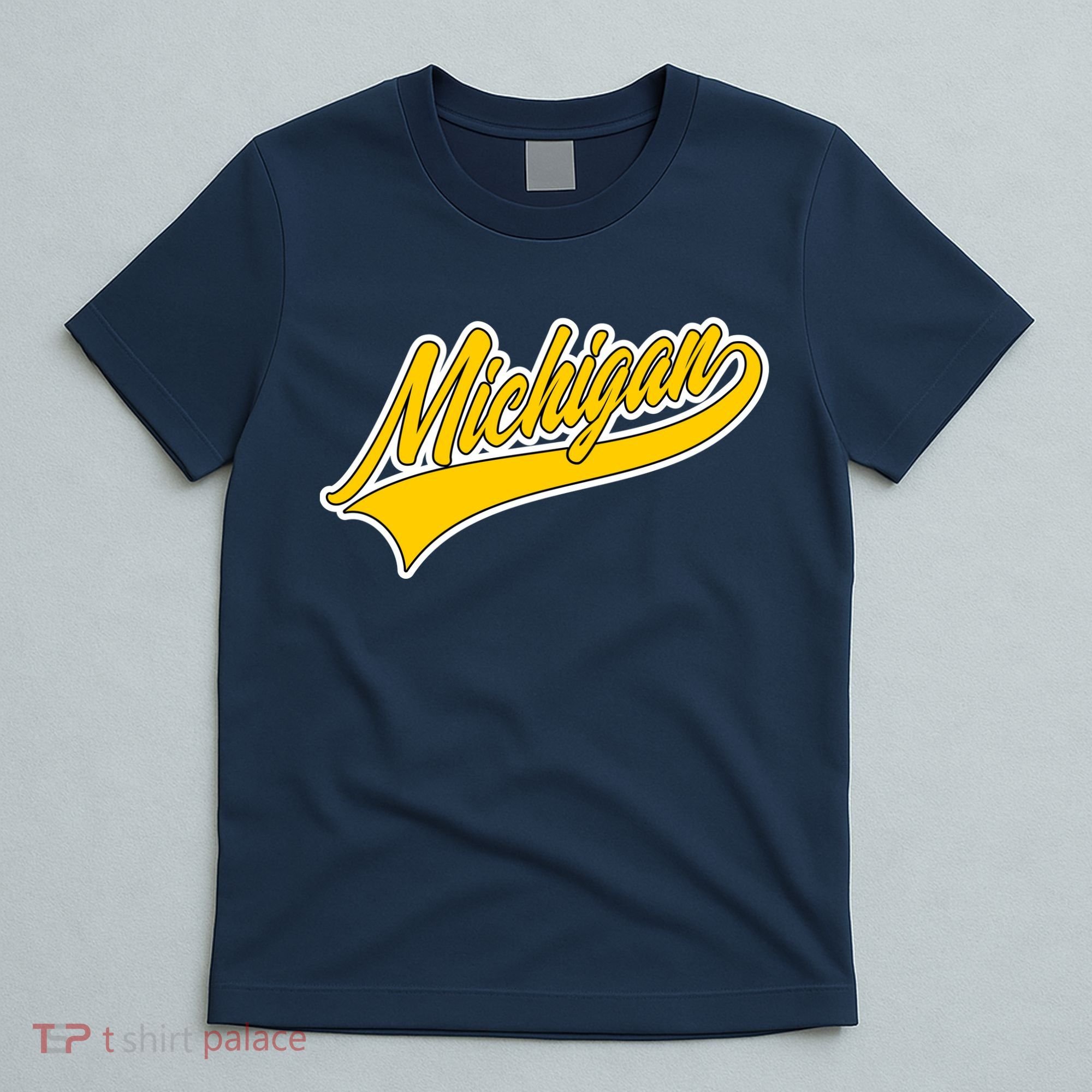 Michigan Script Logo T-Shirt