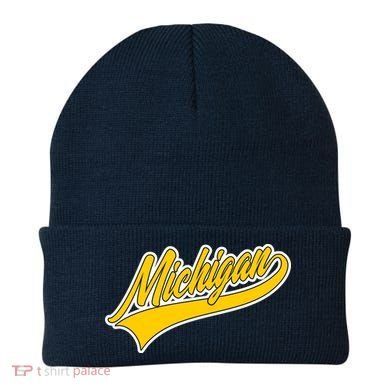 Michigan Script Logo Beanie