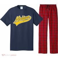 Michigan Script Logo Pajama Set thumb 0