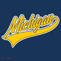 Michigan Script Logo Polo thumb 2