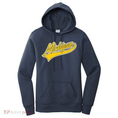 Michigan Script Logo Women's Hoodie