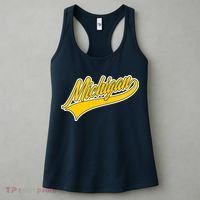Michigan Script Logo Women's Tank Top thumb 3