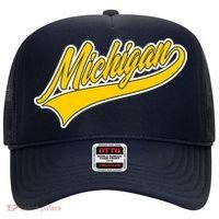 Michigan Script Logo Hat thumb 0