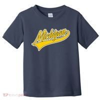 Michigan Script Logo Toddler T-Shirt thumb 0