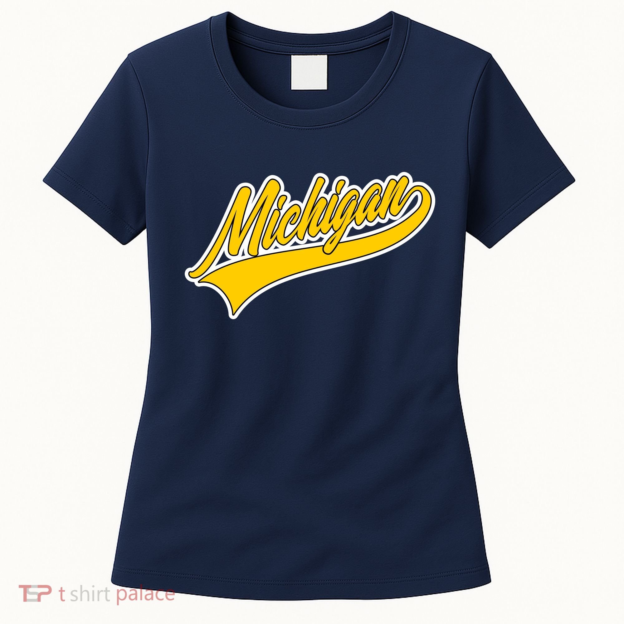 Michigan Script Logo Women's T-Shirt