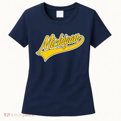Michigan Script Logo Women's T-Shirt