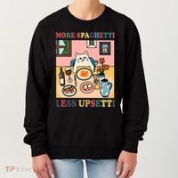 More Spaghetti Less Upsetti Cat Women's Sweatshirt thumb 0