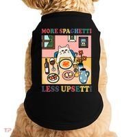 More Spaghetti Less Upsetti Cat Doggie Tank thumb 0