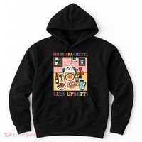 More Spaghetti Less Upsetti Cat Hoodie thumb 0