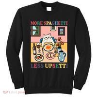More Spaghetti Less Upsetti Cat Sweatshirt thumb 0