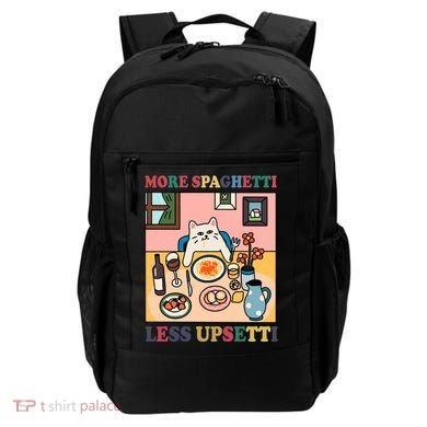 More Spaghetti Less Upsetti Cat Backpack