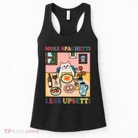 More Spaghetti Less Upsetti Cat Women's Tank Top thumb 0