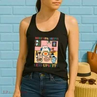 More Spaghetti Less Upsetti Cat Women's Tank Top thumb 2