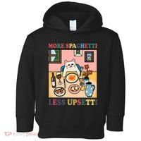 More Spaghetti Less Upsetti Cat Toddler Hoodie thumb 0