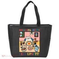 More Spaghetti Less Upsetti Cat Tote Bag thumb 0