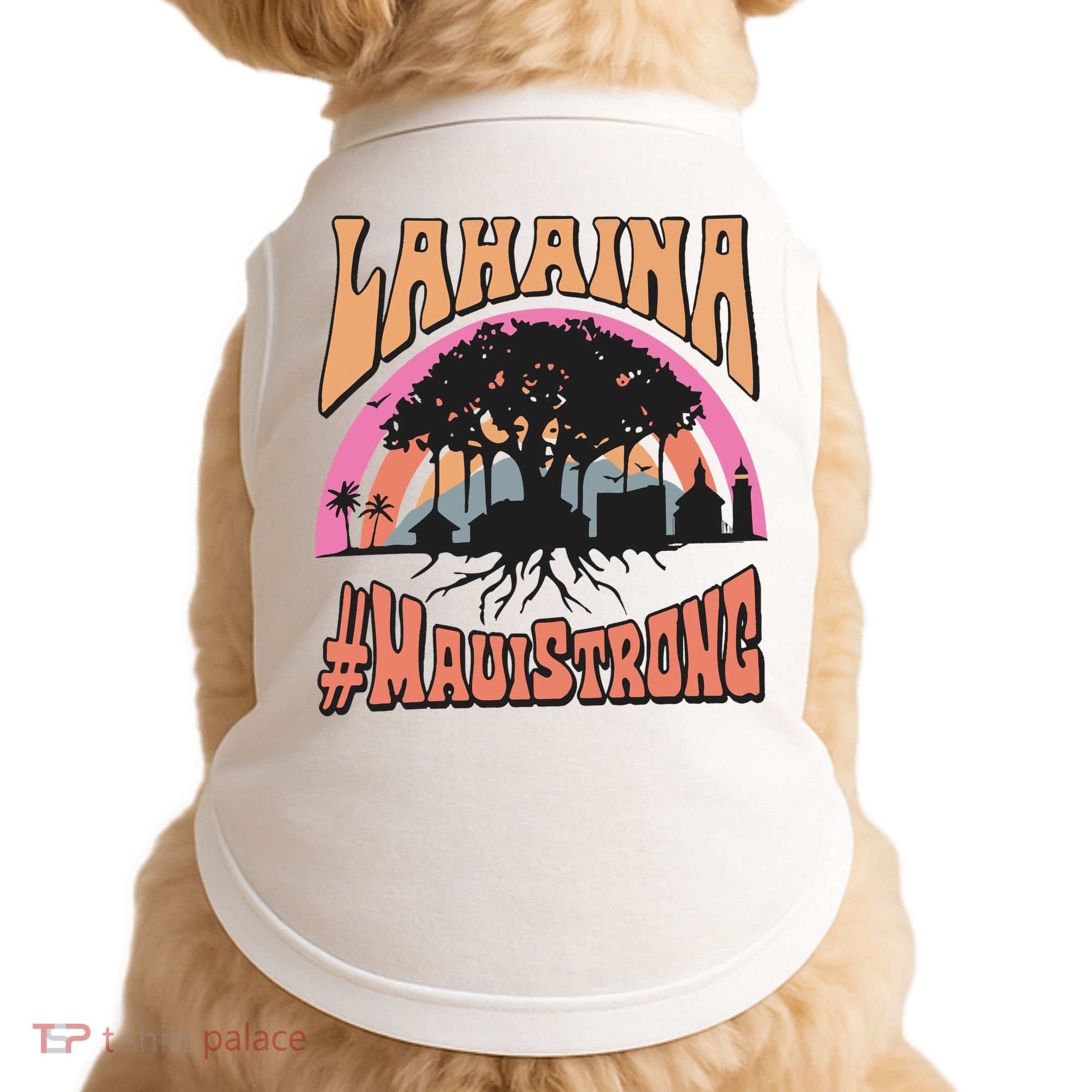 Maui Strong Lahaina Banyan Tree Doggie Tank
