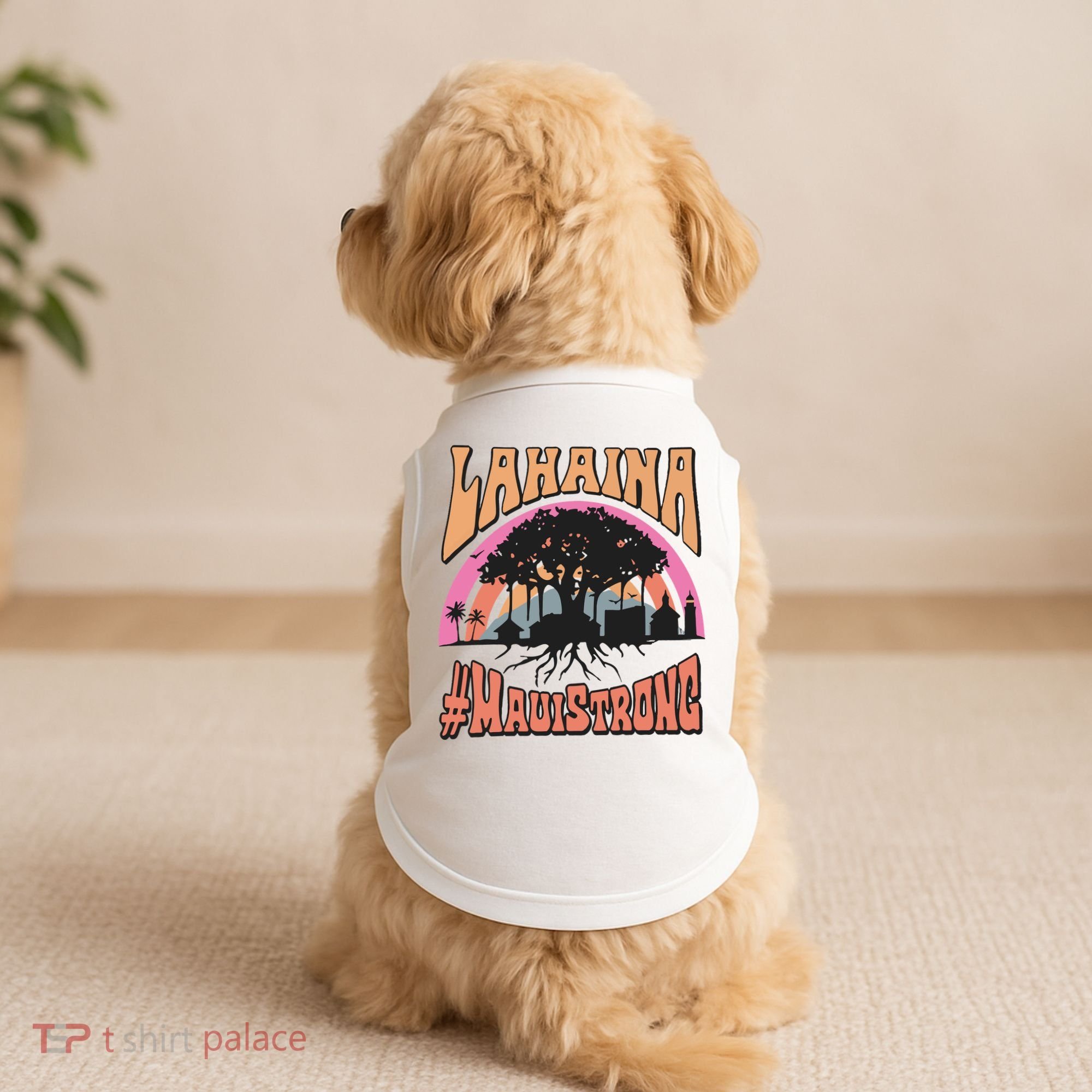 Maui Strong Lahaina Banyan Tree Doggie Tank