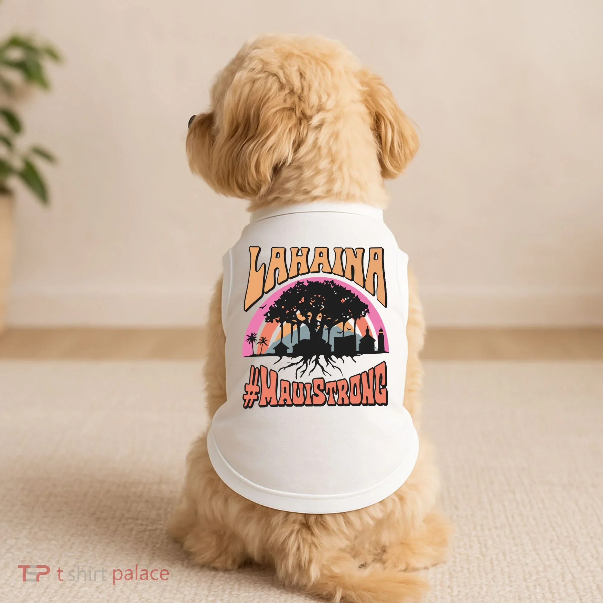 Maui Strong Lahaina Banyan Tree Doggie Tank