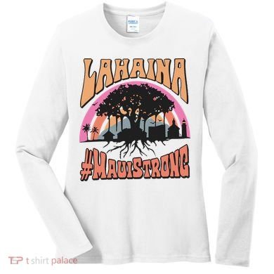 Maui Strong Lahaina Banyan Tree Women's Long Sleeve Shirt