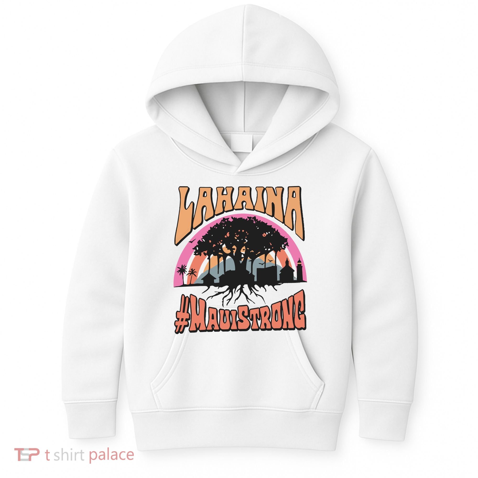 Maui Strong Lahaina Banyan Tree Kids Hoodie