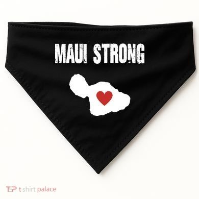 Maui Strong Love Hawaii USA-Made Doggie Bandana