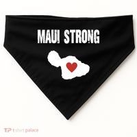 Maui Strong Love Hawaii USA-Made Doggie Bandana thumb 0