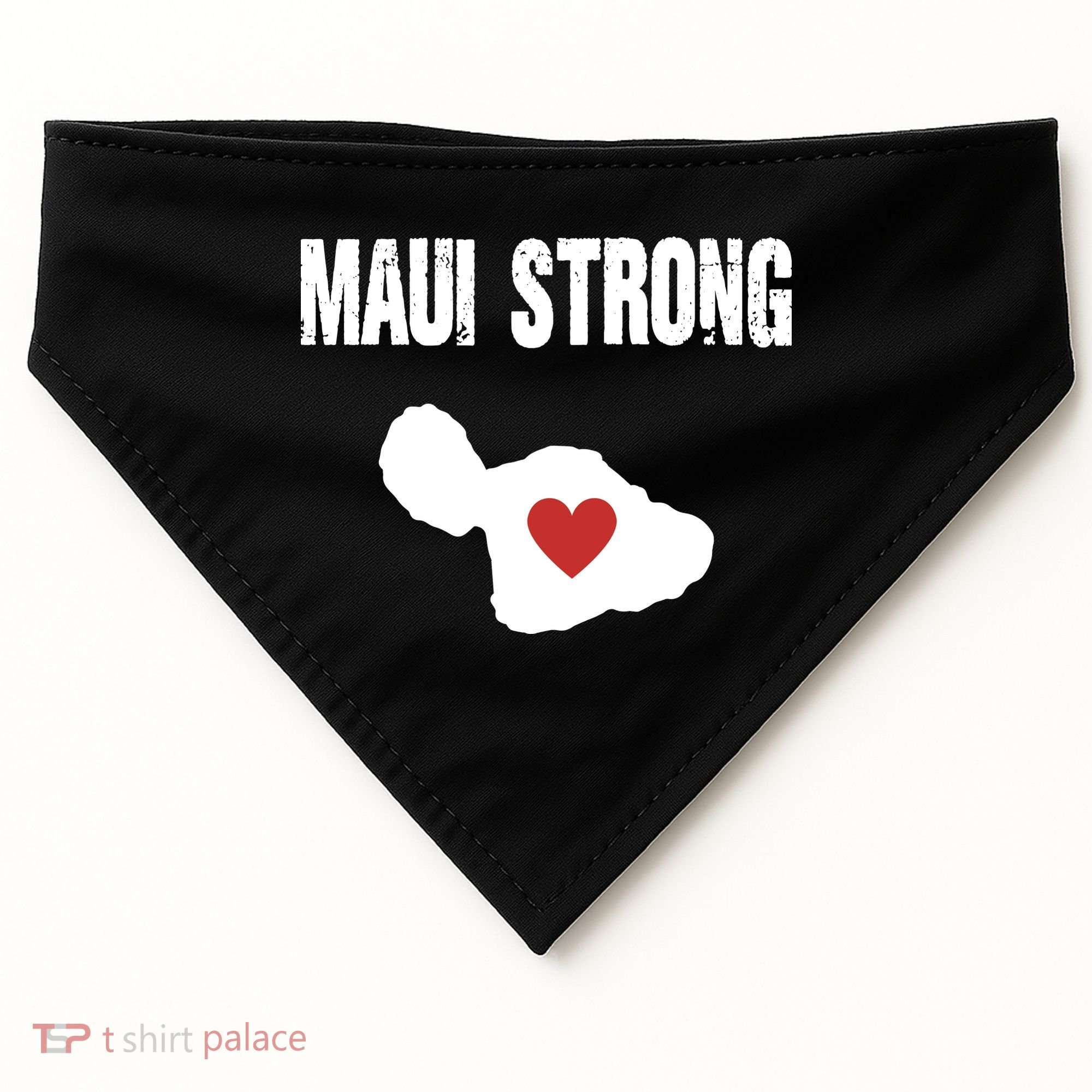 Maui Strong Love Hawaii USA-Made Doggie Bandana