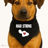 Maui Strong Love Hawaii USA-Made Doggie Bandana thumb 1
