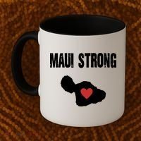 Maui Strong Love Hawaii Coffee Mug thumb 2